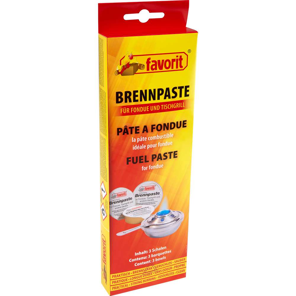 Produktabbildung Favorit Brennpaste, 3 Stk