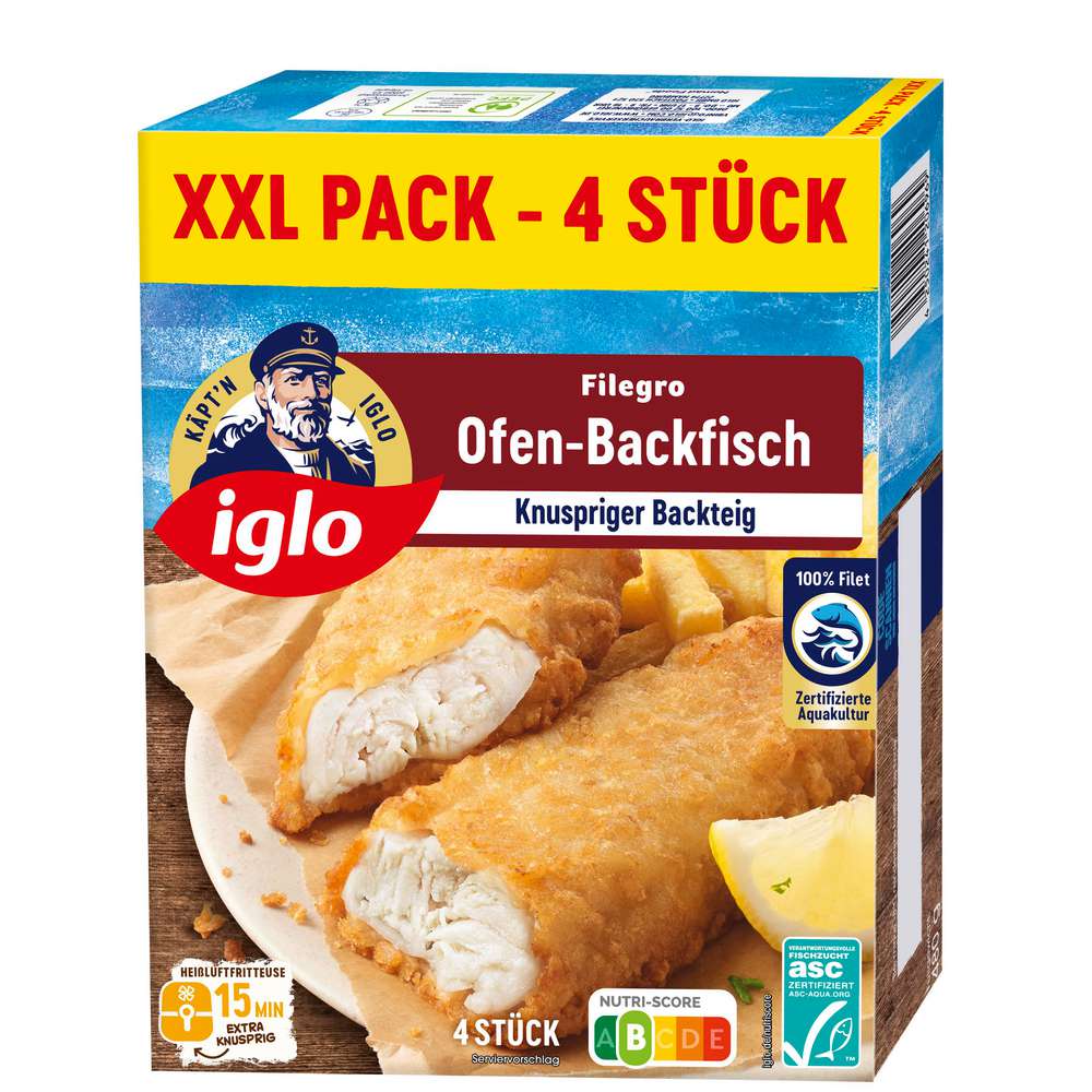 Produktabbildung Iglo Ofen-Backfisch Filegro