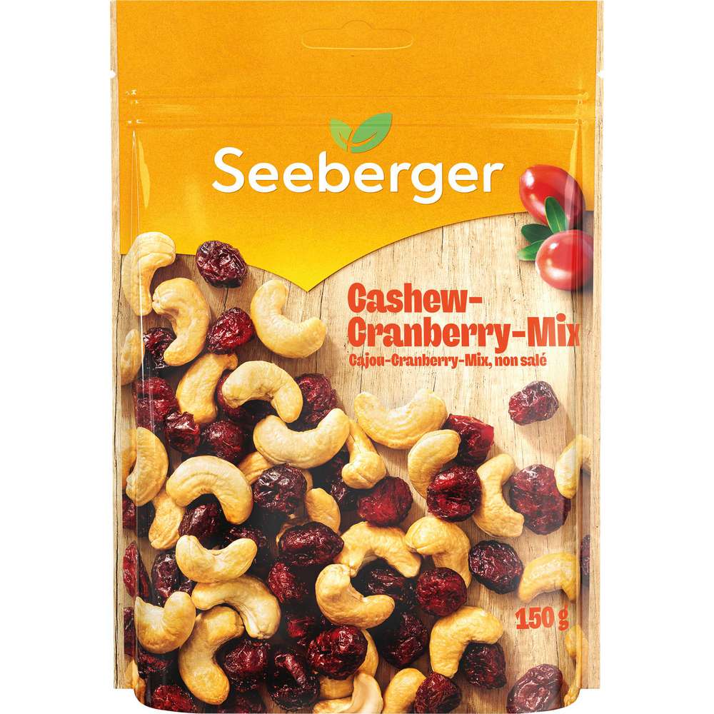 Produktabbildung Seeberger Cashew-Cranberry Mix
