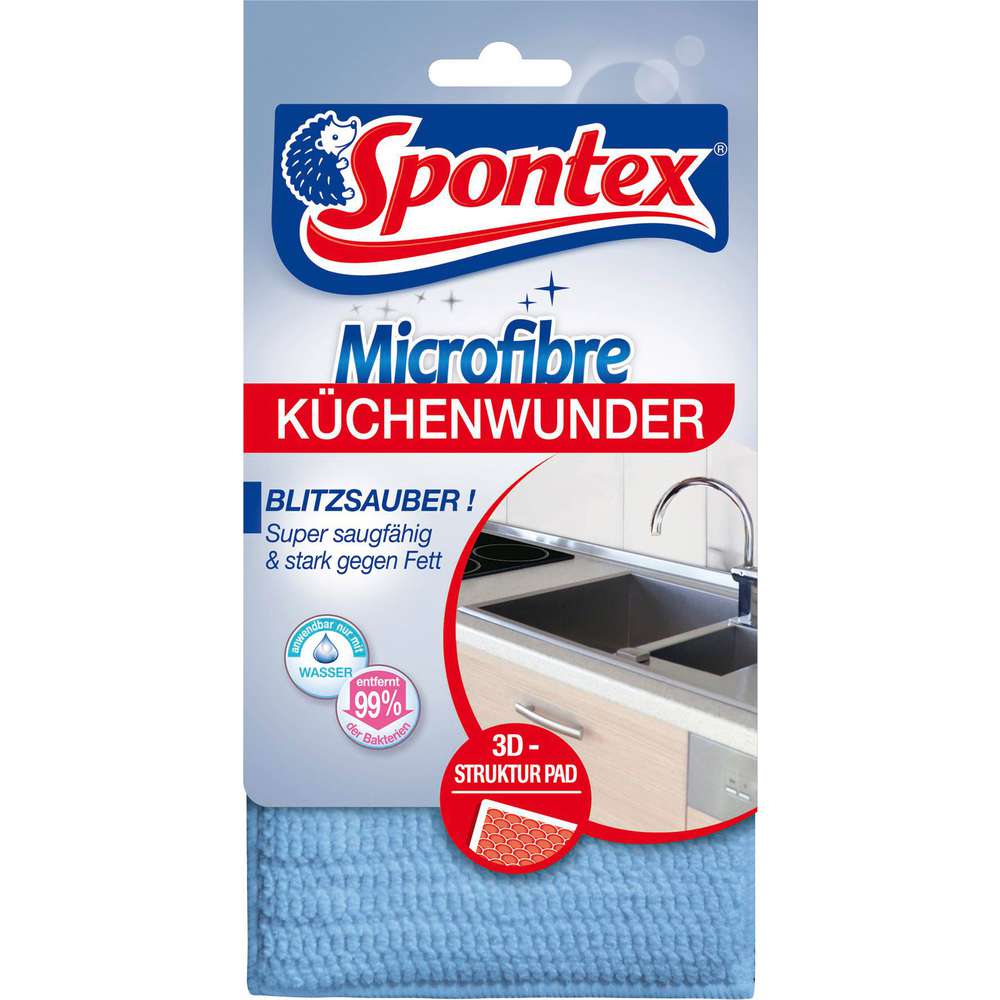 Produktabbildung Spontex Microfibre Küchenwundertuch