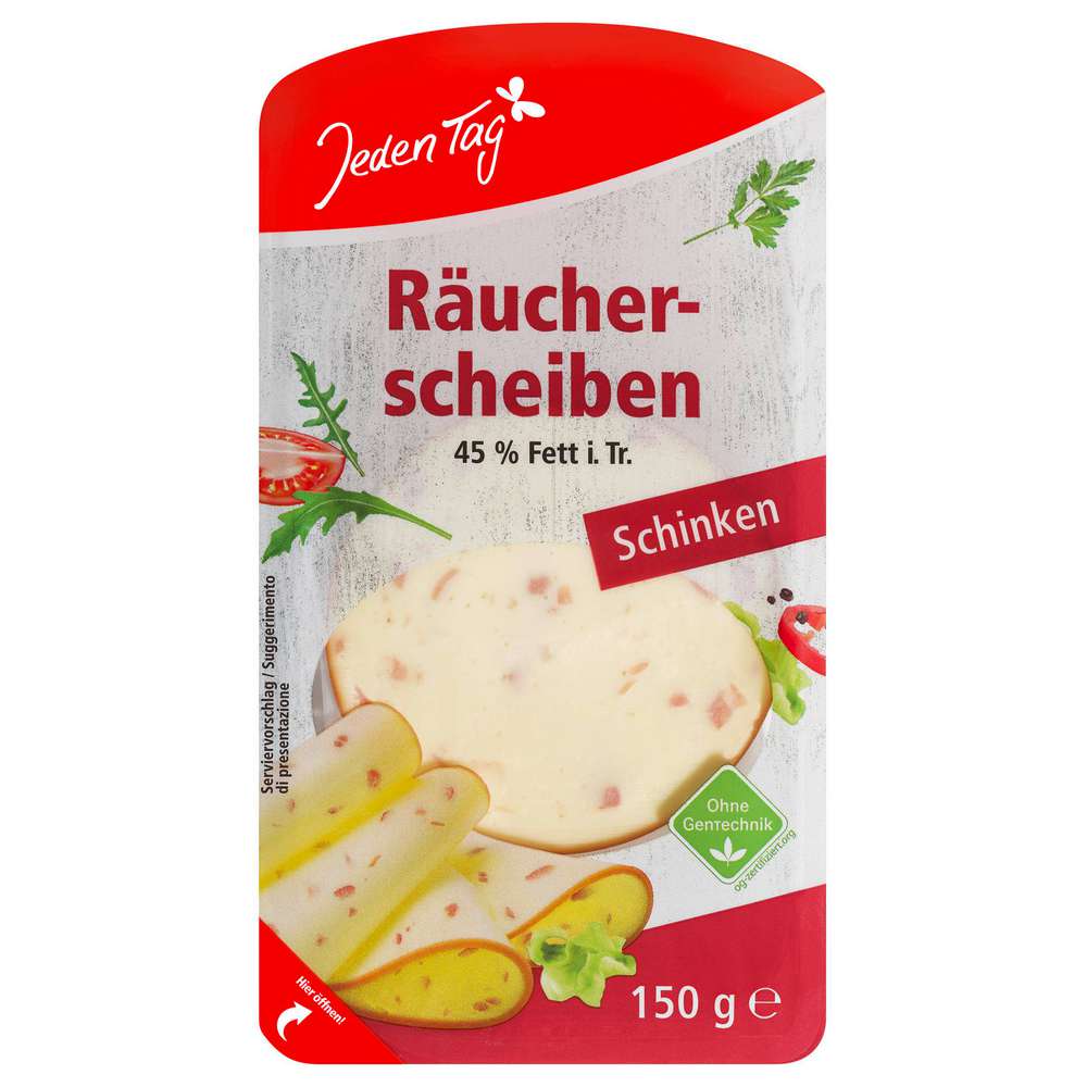 Produktabbildung Jeden Tag Räucherscheiben, Schinken