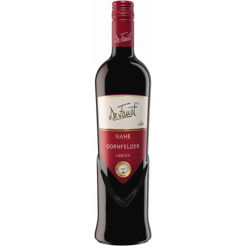 Produktabbildung Dr. Faust Dornfelder lieblich Nahe DQW, Rotwein