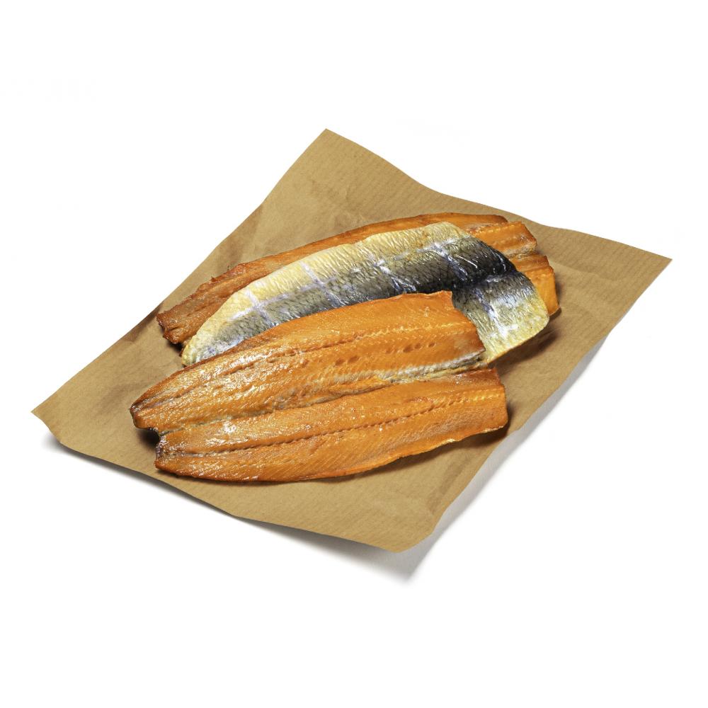 Produktabbildung keine Marke Geräuchertes Lachsheringsfilet Brado, 100 g