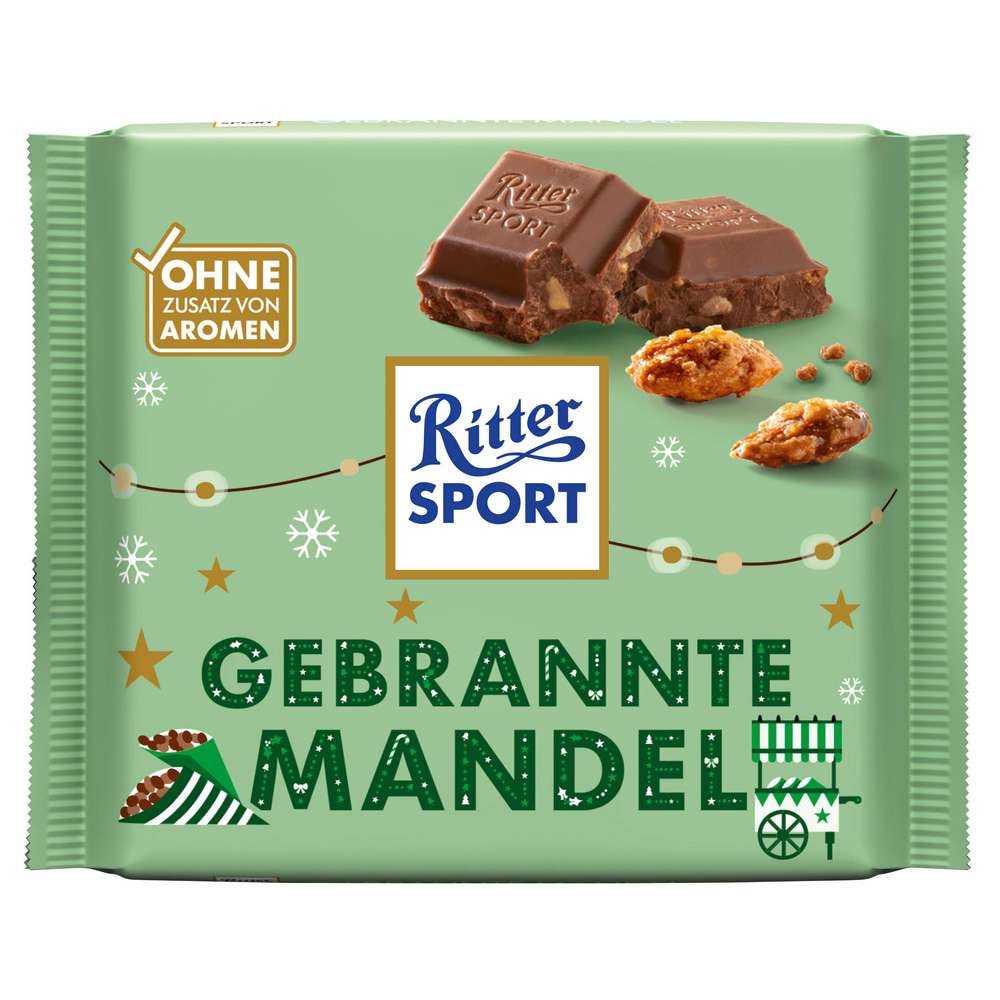 Produktabbildung Ritter Sport Tafelschokolade, Gebrannte Mandel