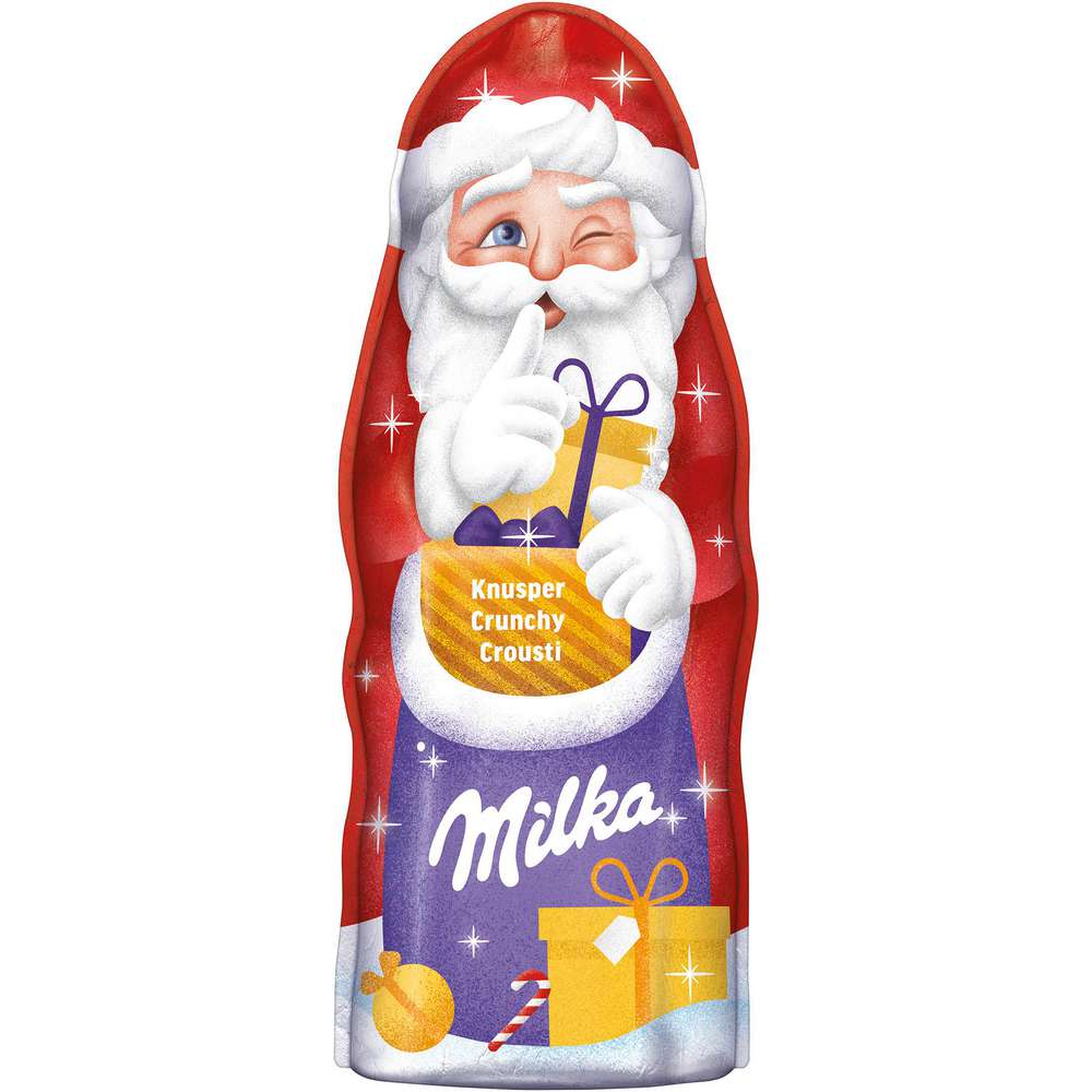 Produktabbildung Milka Weihnachtsmann, Knusper