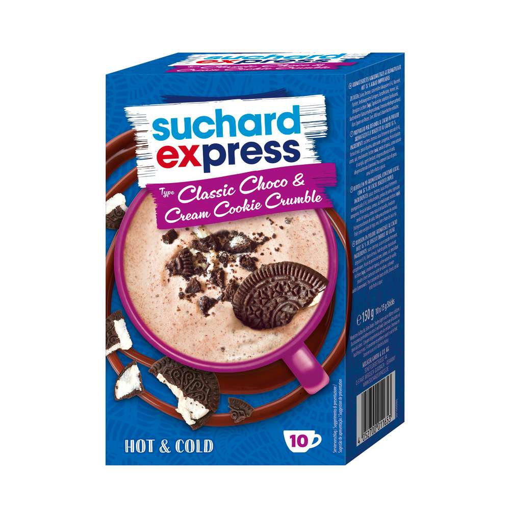 Produktabbildung Suchard Express Classic Choco & Cream Cookie Crumble