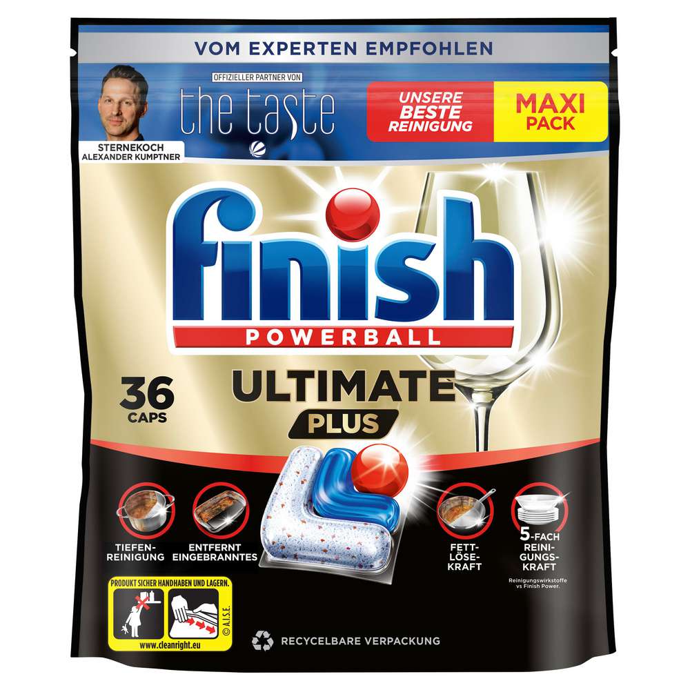 Produktabbildung Finish Spülmaschinen-Tabs, Powerball Ultimate Plus Fresh