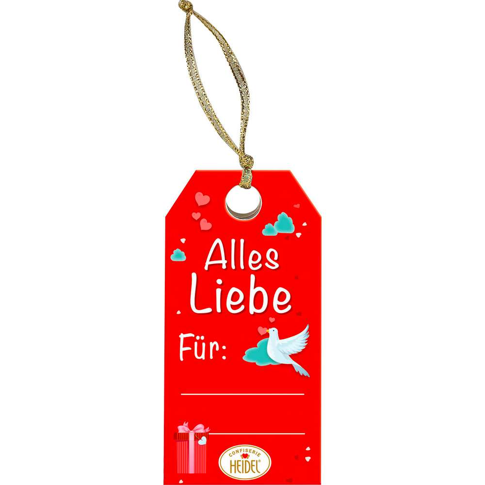 Produktabbildung Confiserie Heidel Geschenkanhänger