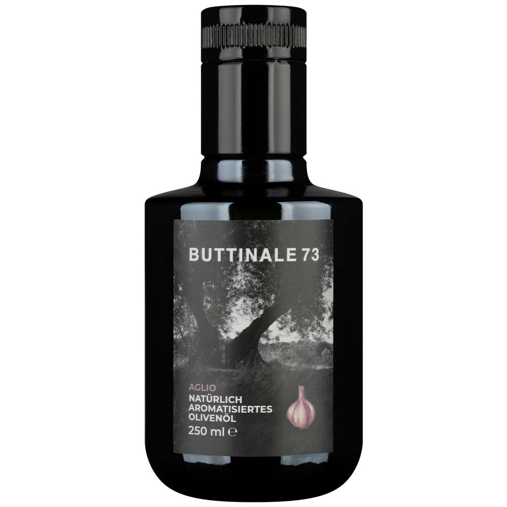 Produktabbildung Buttinale 73 Olivenöl mit Knoblauch Aromatisiert