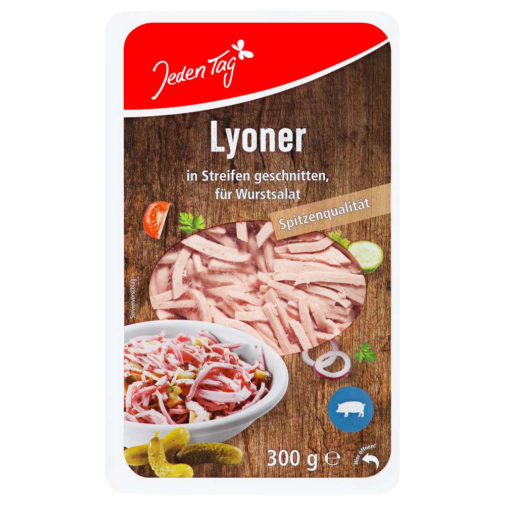 Produktabbildung Jeden Tag Lyoner geschnitten