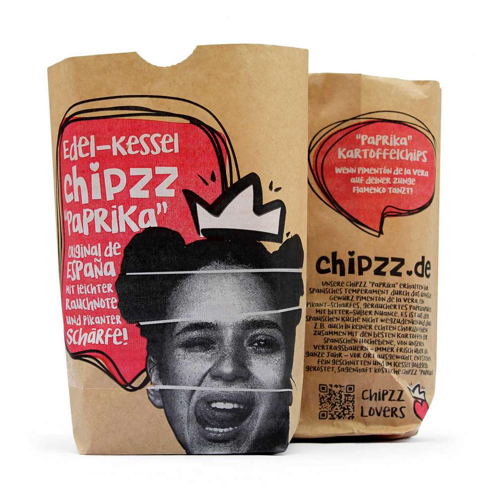 Produktabbildung Chipzz Edel-Kessel Kartoffelchips Paprika