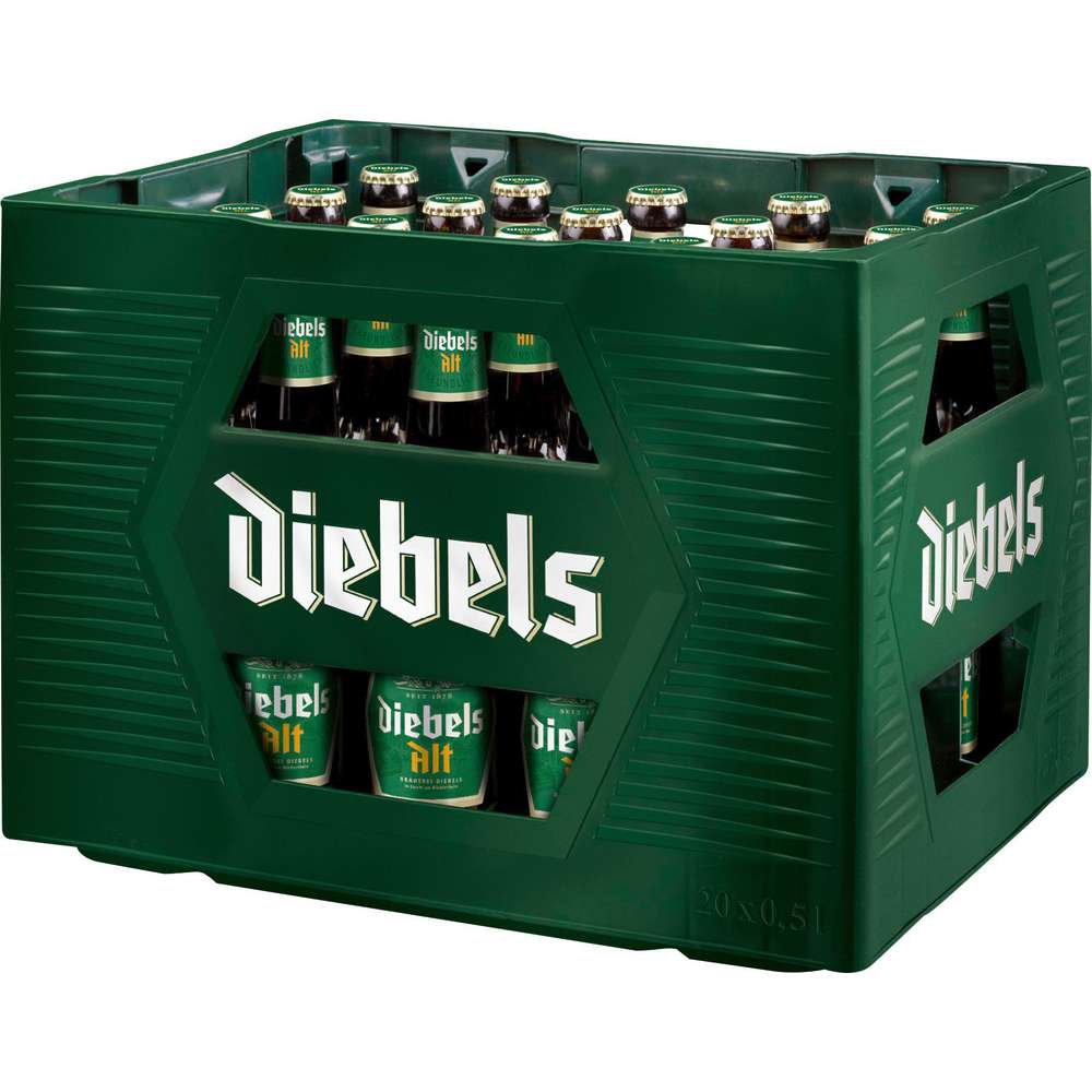 Produktabbildung Diebels Premium Altbier 4,9% (20x 0,500 Liter)