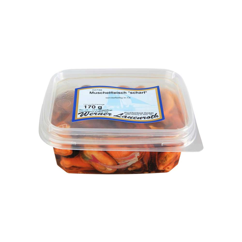 Produktabbildung Werner Lauenroth Muschelfleisch, scharf
