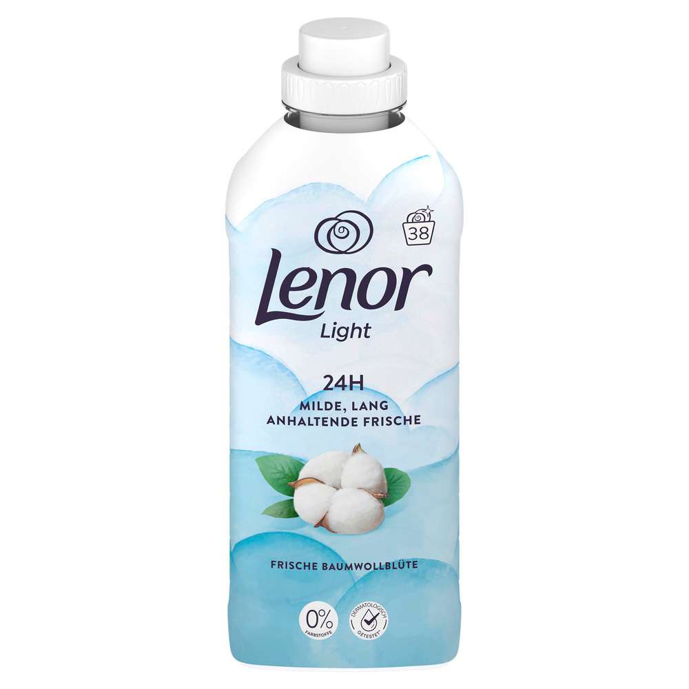 Produktabbildung Lenor Weichspüler, Light Frische Baumwollblüte