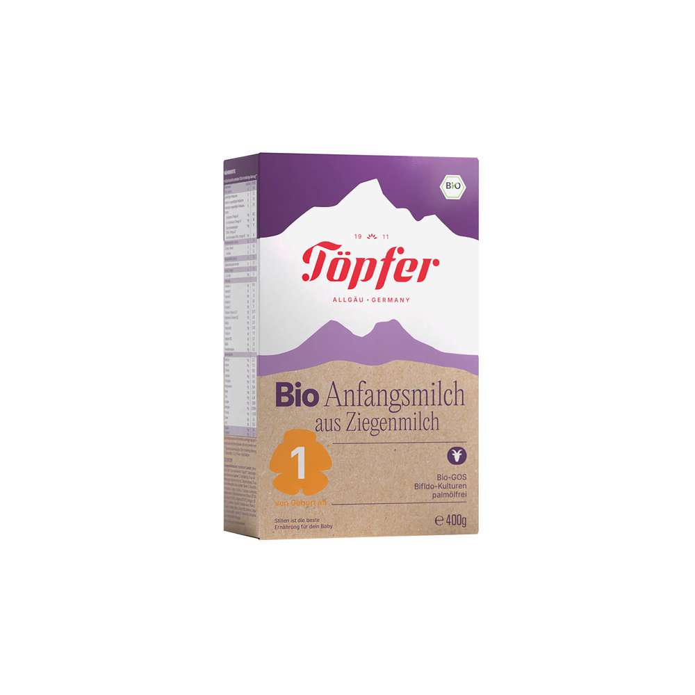 Produktabbildung Töpfer Bio Anfangsmilch aus Ziegenmilch 1