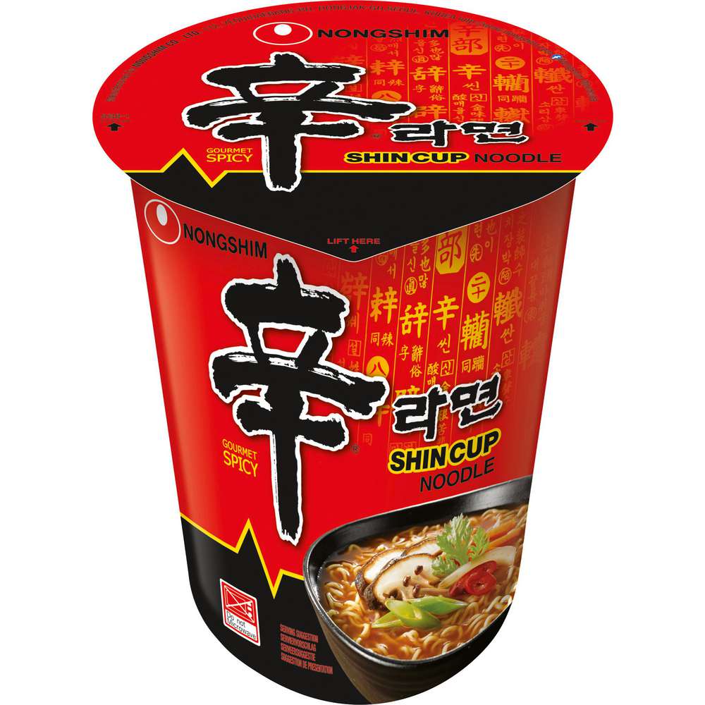 Produktabbildung Nongshim Instantnudeln, scharf