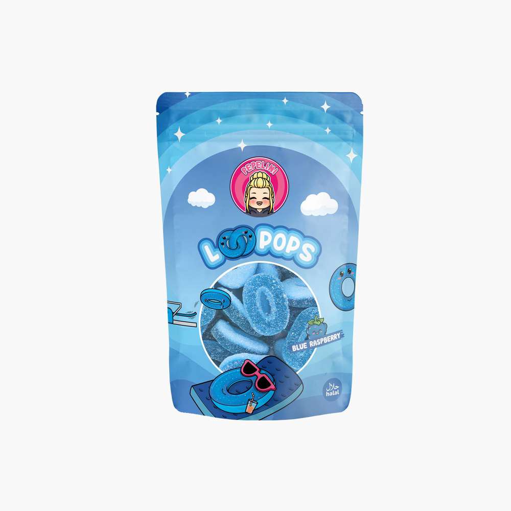 Produktabbildung Pepelini Loopops Blue Raspberry 