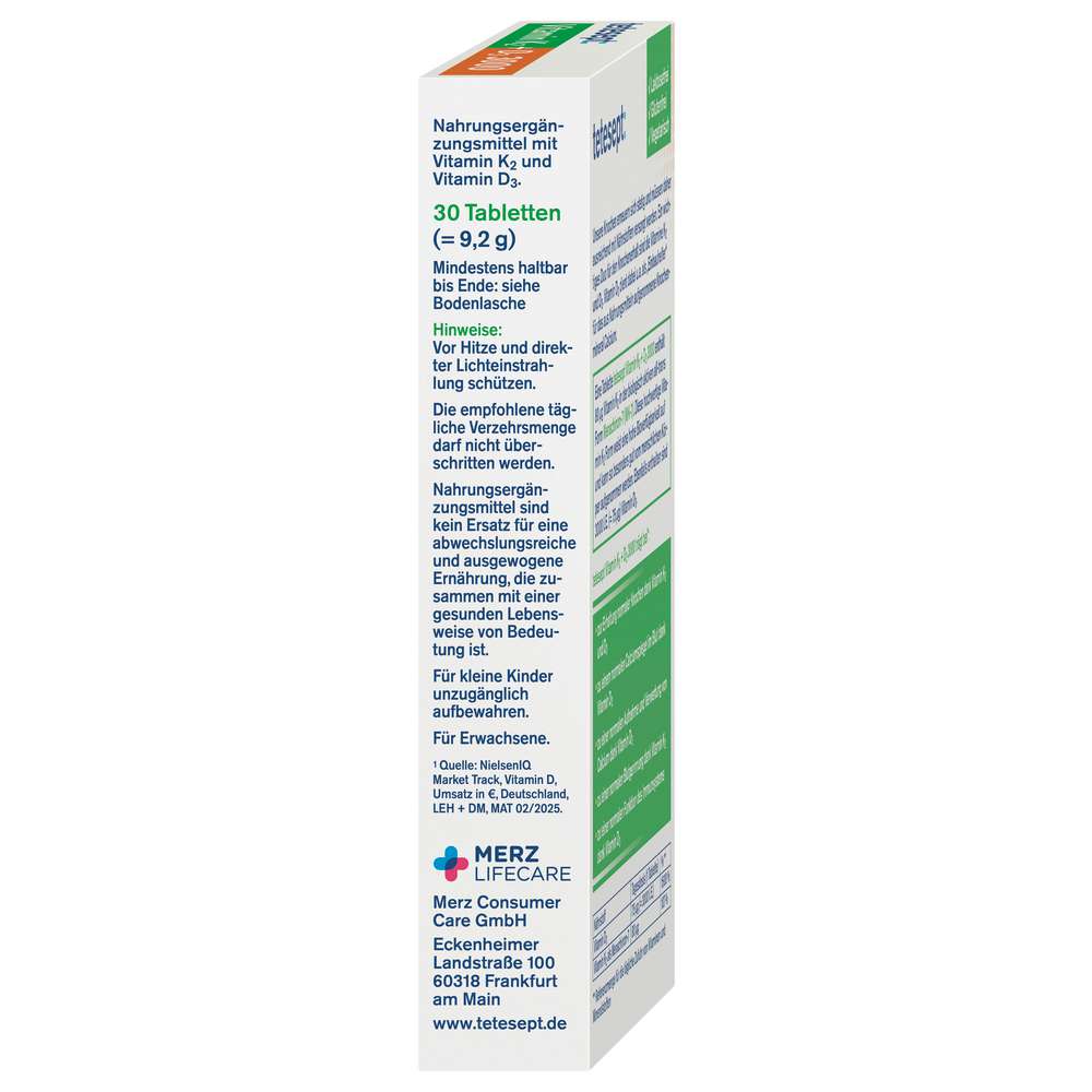 Produktabbildung tetesept Vitamin K2 +D3 3000 Tabletten
