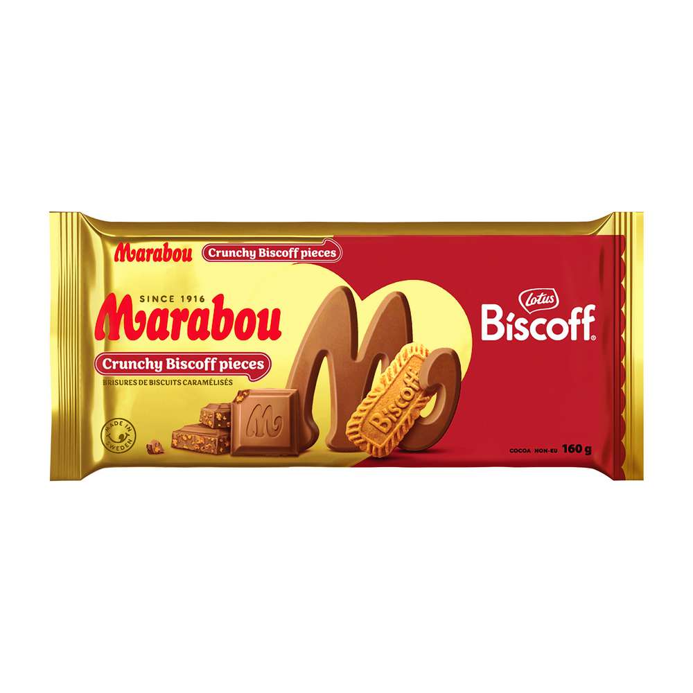 Produktabbildung Marabou Tafelschokolade Biscoff Crunchy