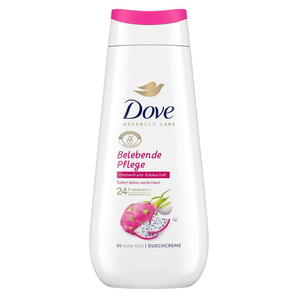 Produktabbildung Dove Duschcreme, Drachenfrucht-& Kokos Duft