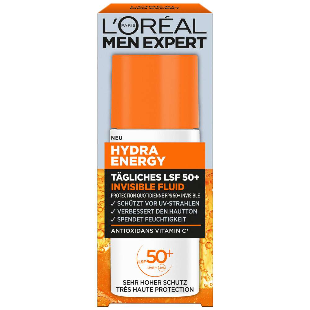 Produktabbildung L´Oreal Men Expert Hydra Energy Fluid LSF 50+
