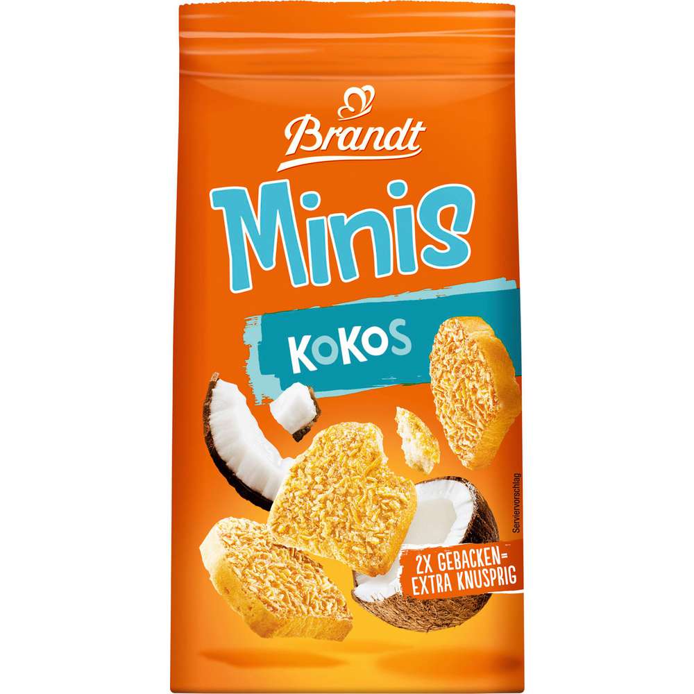 Produktabbildung Brandt Zwieback Minis, Kokos