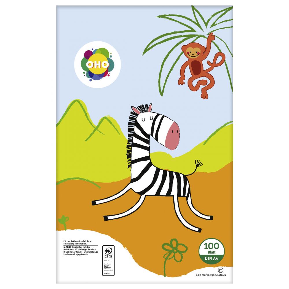 Produktabbildung keine Marke OHO Malblock, 100 Blatt