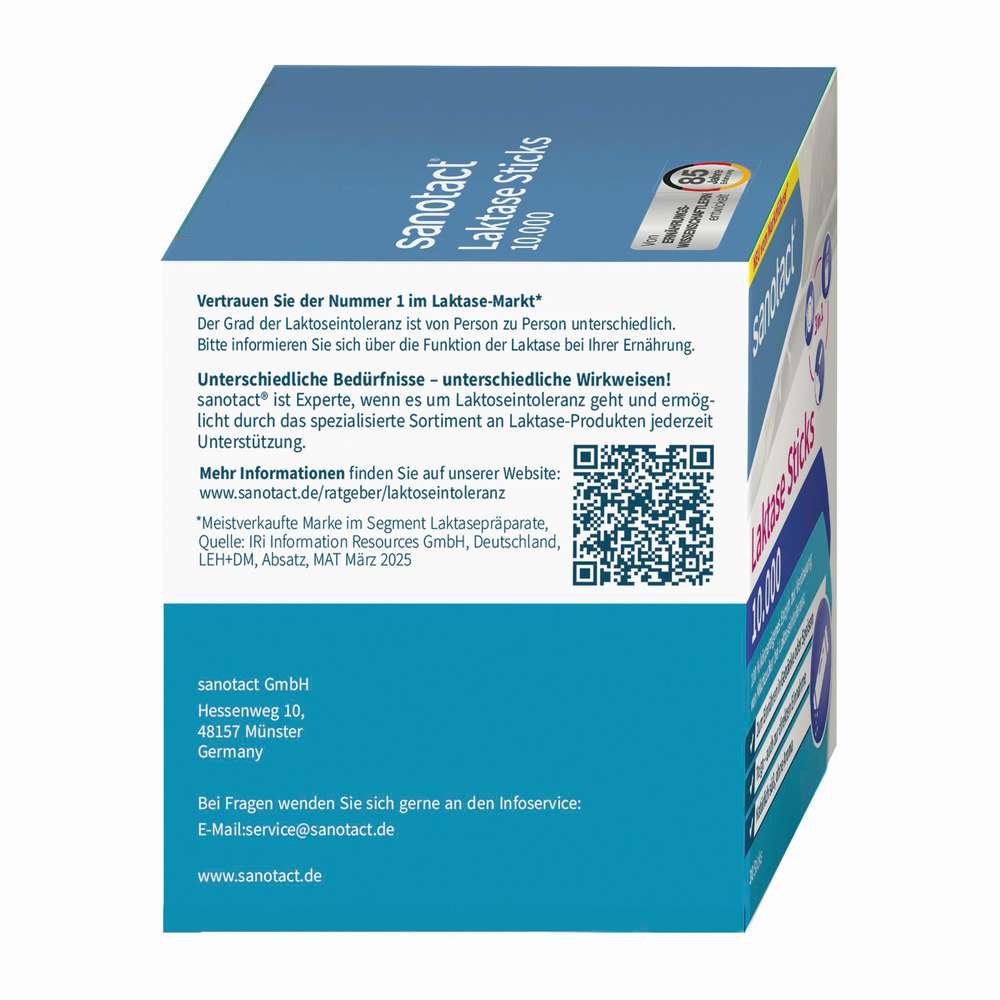 Produktabbildung sanotact Direkt-Boost Acerola + Ingwer Sticks
