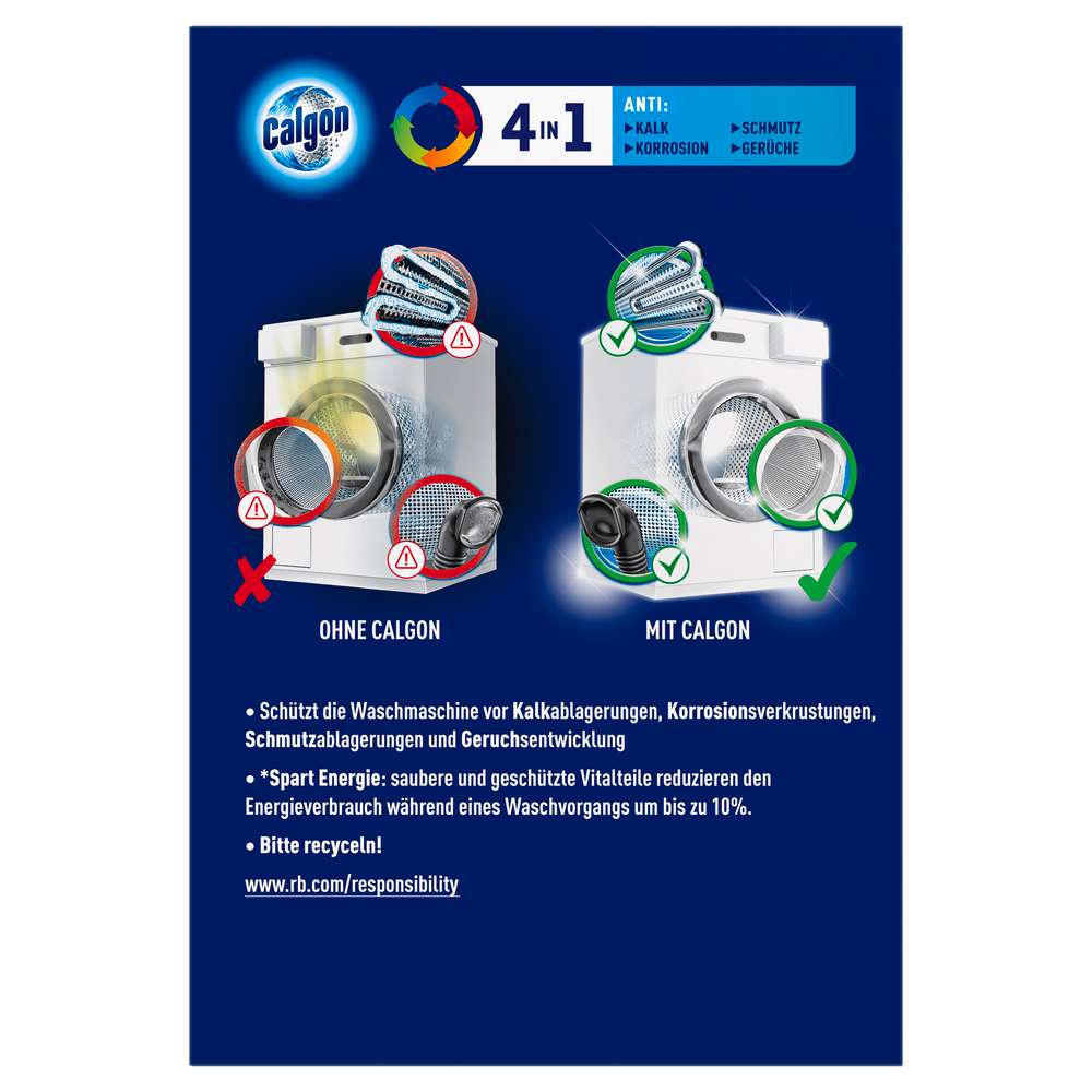 Produktabbildung Calgon Waschmaschinen-Entkalker 4in1 Pulver