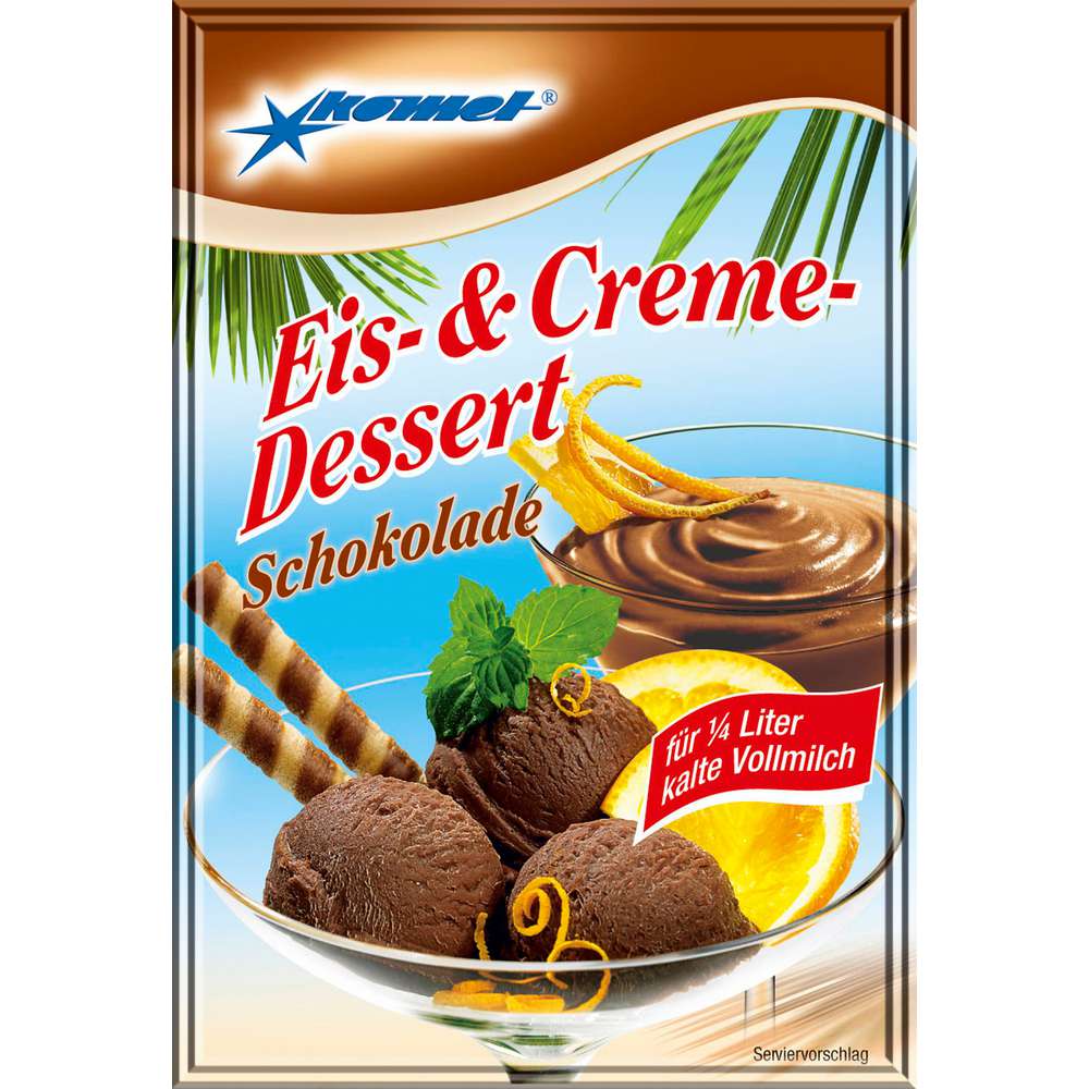 Produktabbildung Komet Eis-Creme Dessert, Schoko