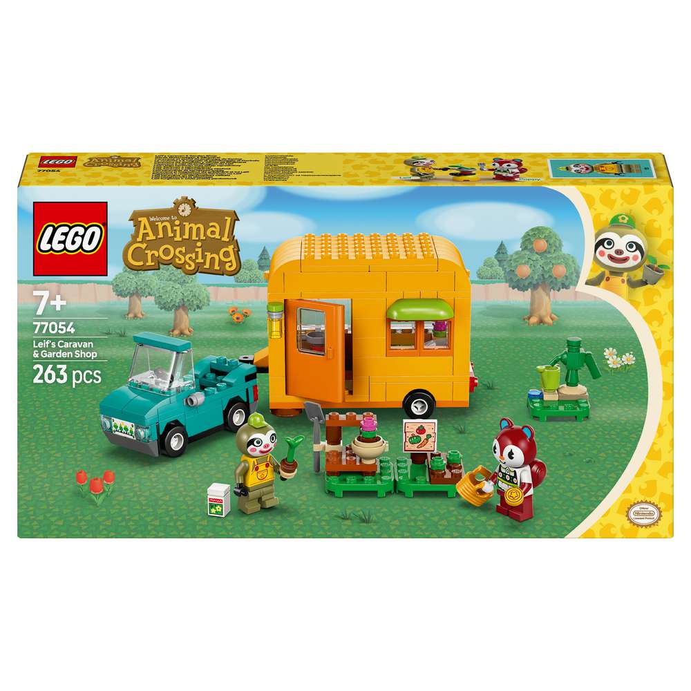 Produktabbildung Lego LEGO Animal Crossing Gerds Wohnwagen & Gärtnerei 77054