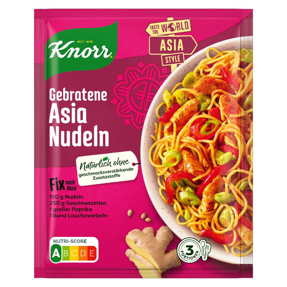 Produktabbildung Knorr Fix Würzmischung Gebratene Nudeln
