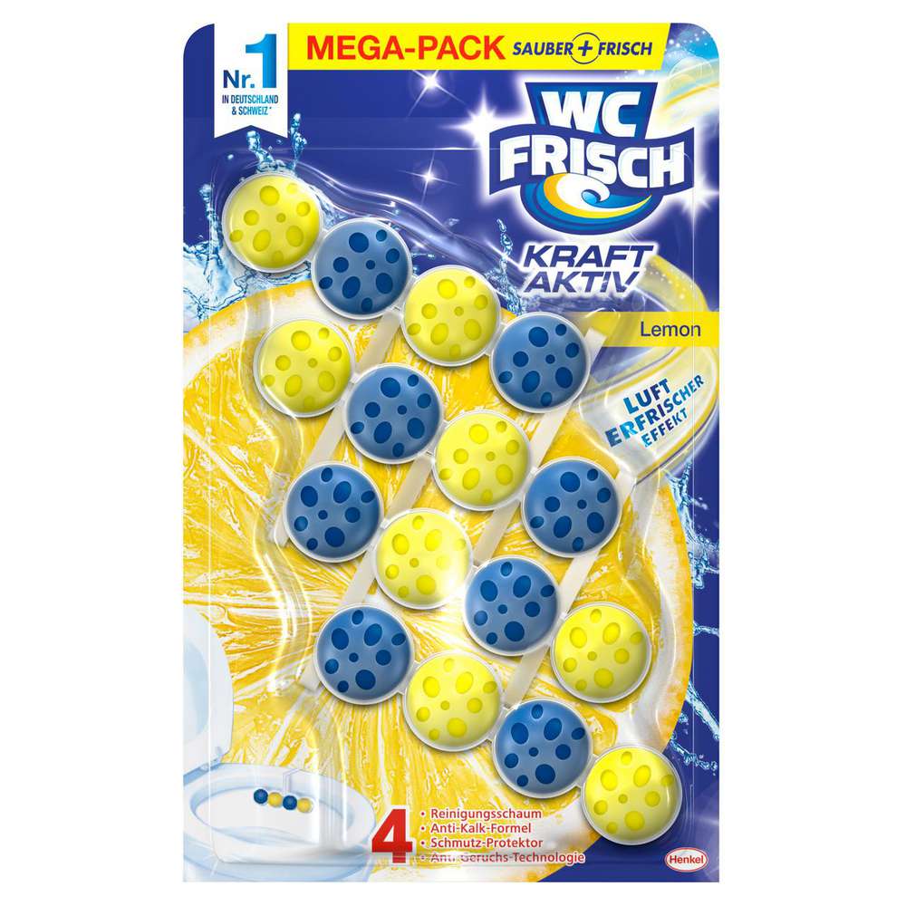 Produktabbildung WC Frisch WC-Duftspüler Kraft Aktiv, Lemon