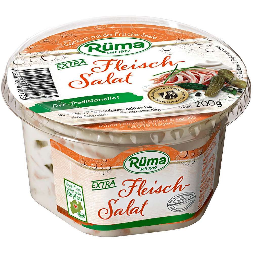 Produktabbildung Rüma Fleisch-Salat, extra