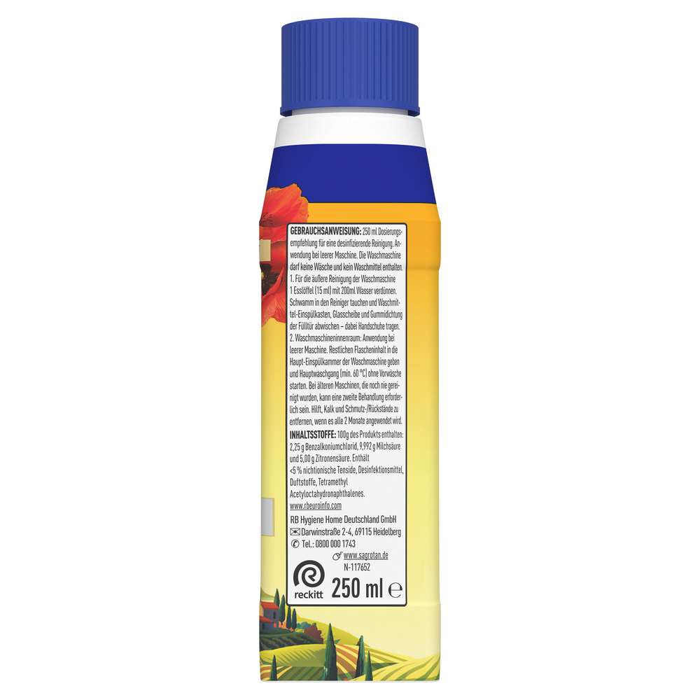 Produktabbildung Sagrotan Waschmaschine Hygiene Reiniger, Blooming Hills