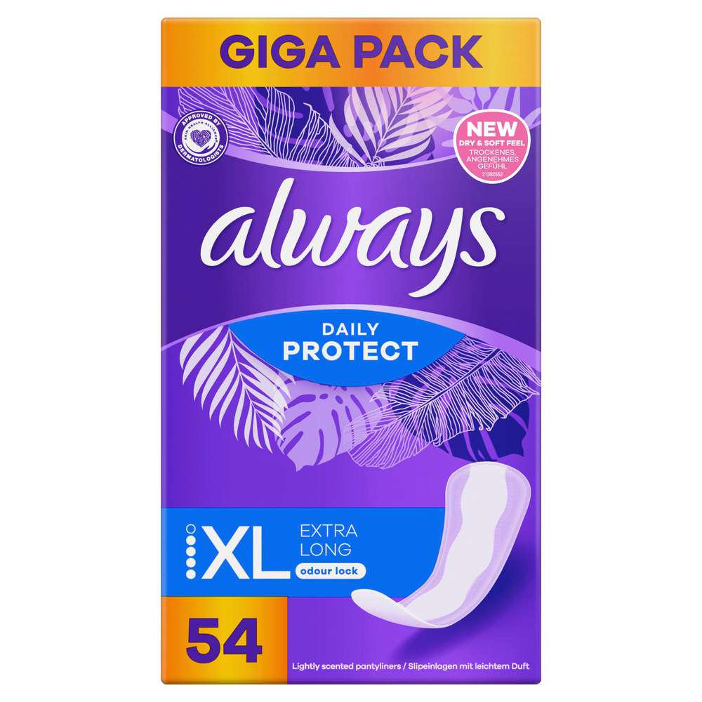 Produktabbildung Always Daily Protect Slipeinlagen Extra Long