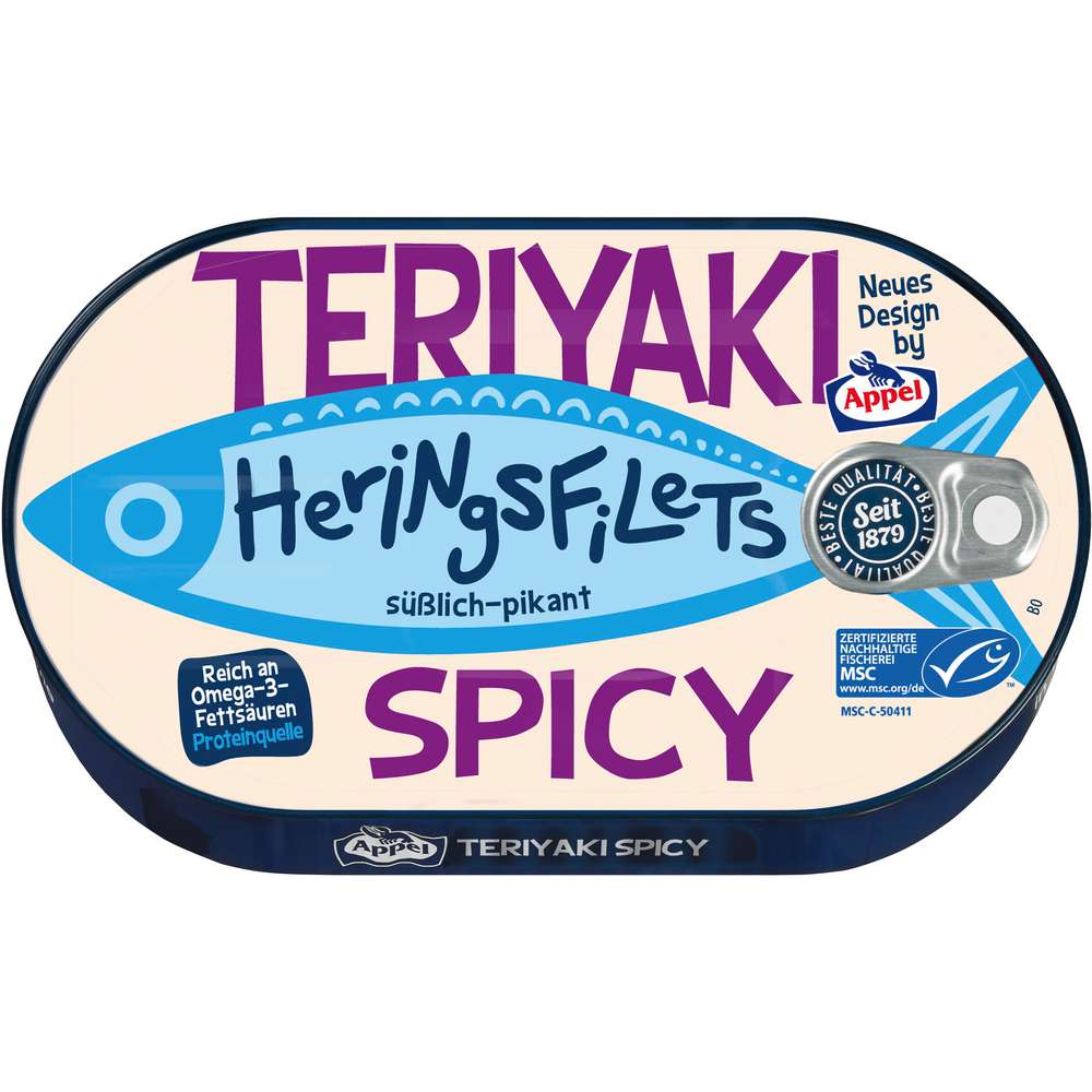 Produktabbildung Appel Heringsfilets Teriyaki 