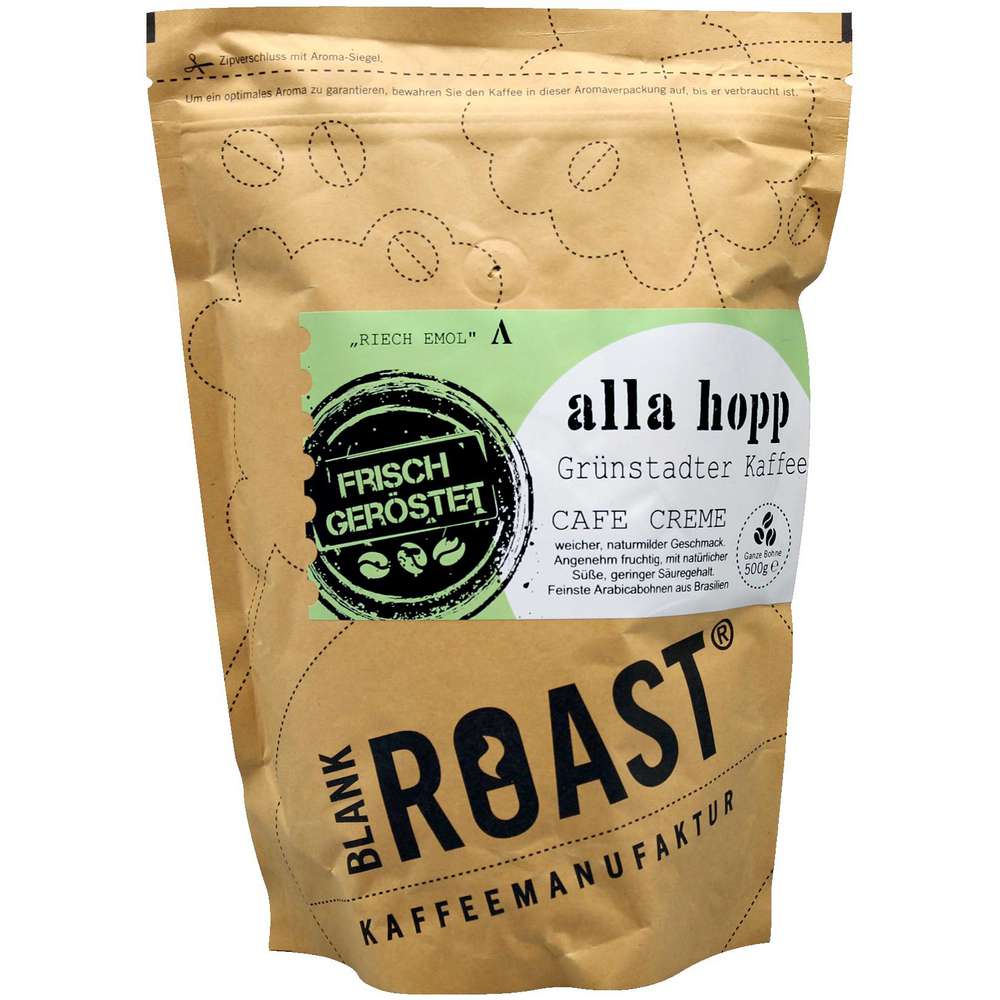 Produktabbildung Black Roast Kaffee alla hopp Creme