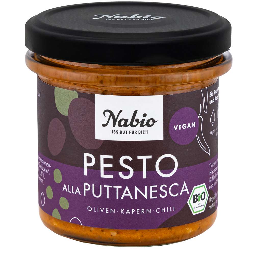 Produktabbildung Nabio Pesto alla Puttanesca vegan