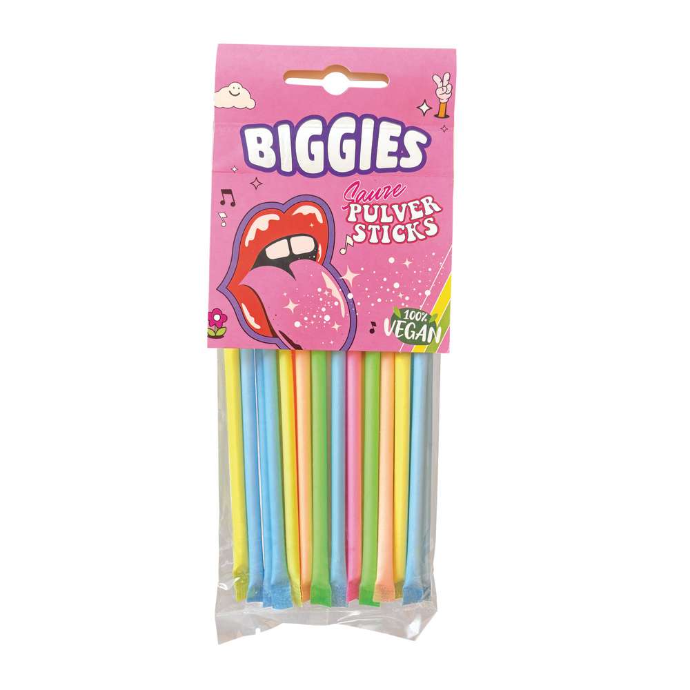 Produktabbildung Biggies Saure Pulver Sticks