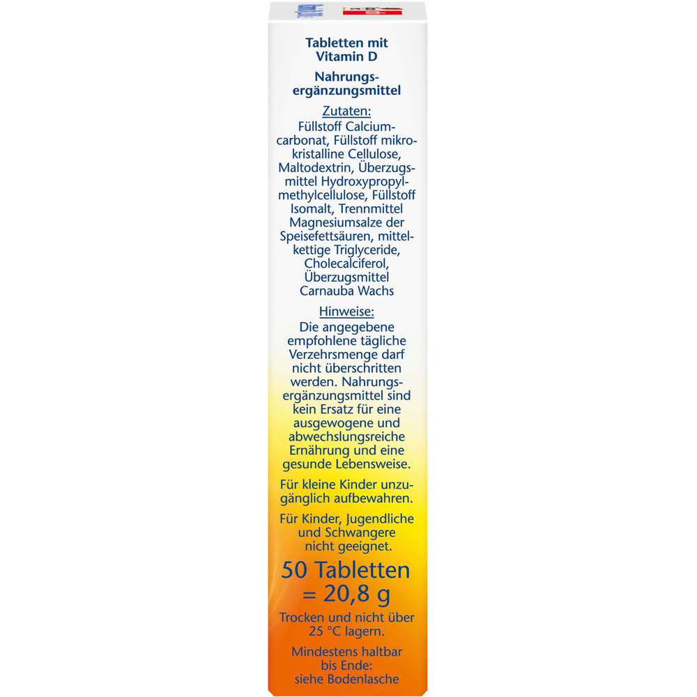 Produktabbildung Doppelherz Vitamin D3 2000IE aktiv