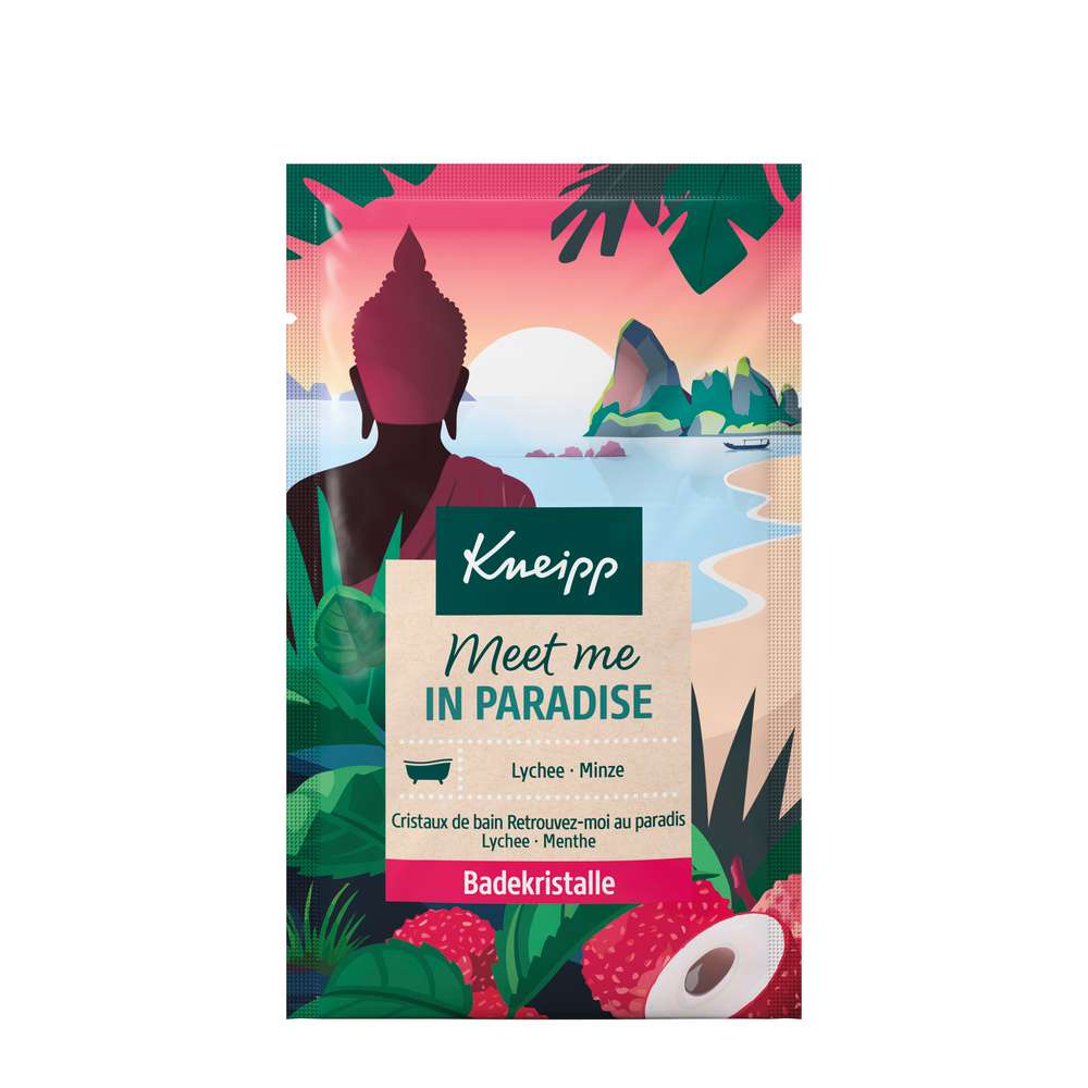 Produktabbildung Kneipp Badekristalle Meet me In Paradise, Lychee/Minze