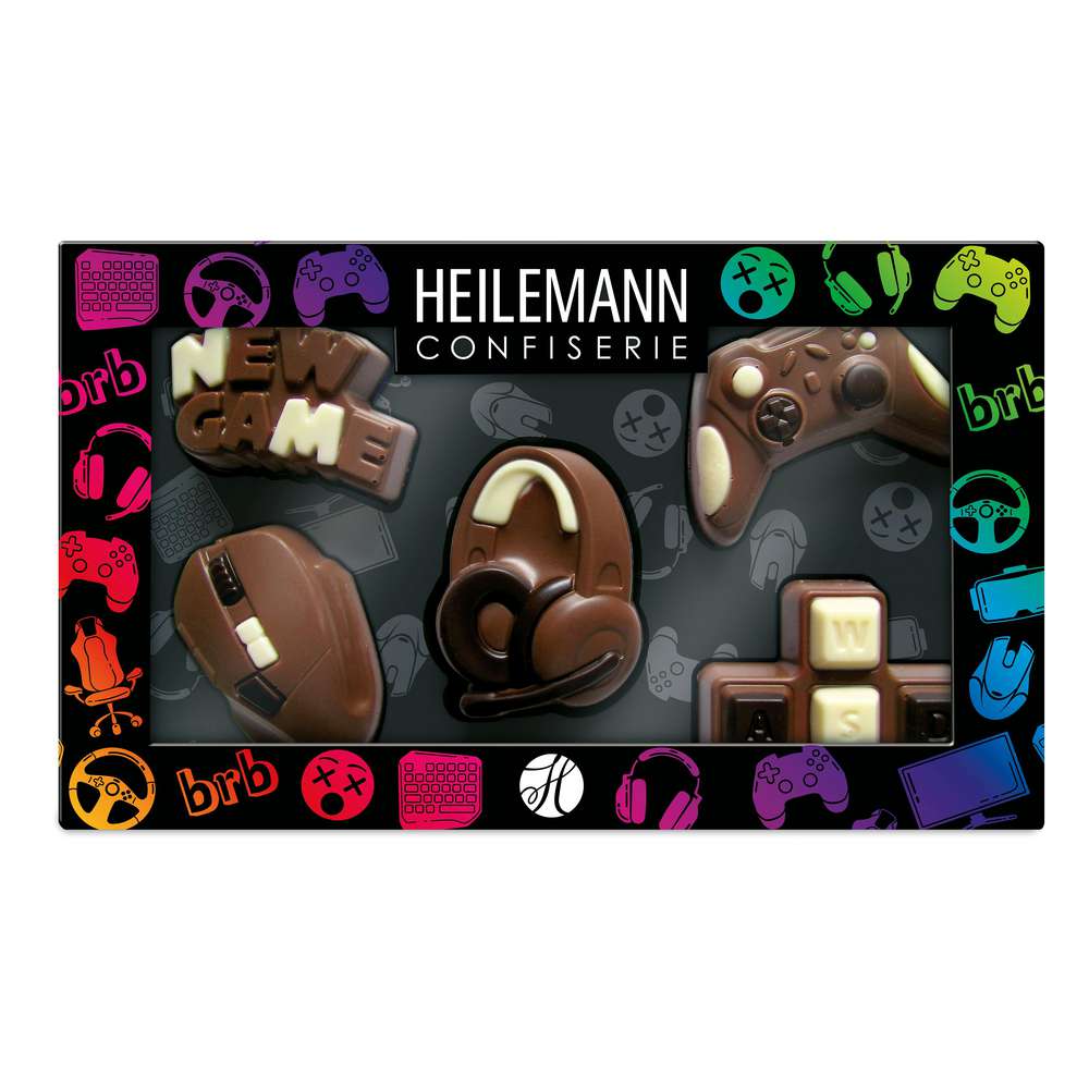Produktabbildung Heilemann Schoko-Figuren Gaming, Edelvollmilch