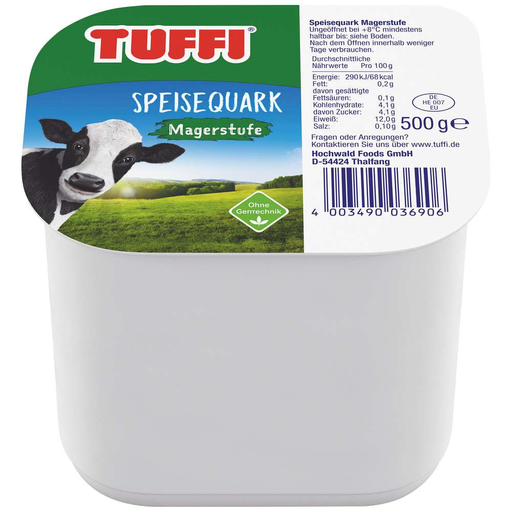 Produktabbildung Tuffi Speisequark, mager