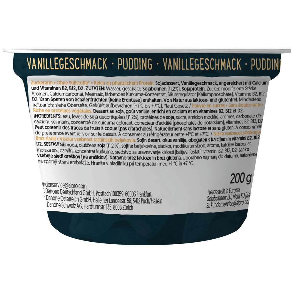 Produktabbildung Alpro Pudding Vanille, High Protein