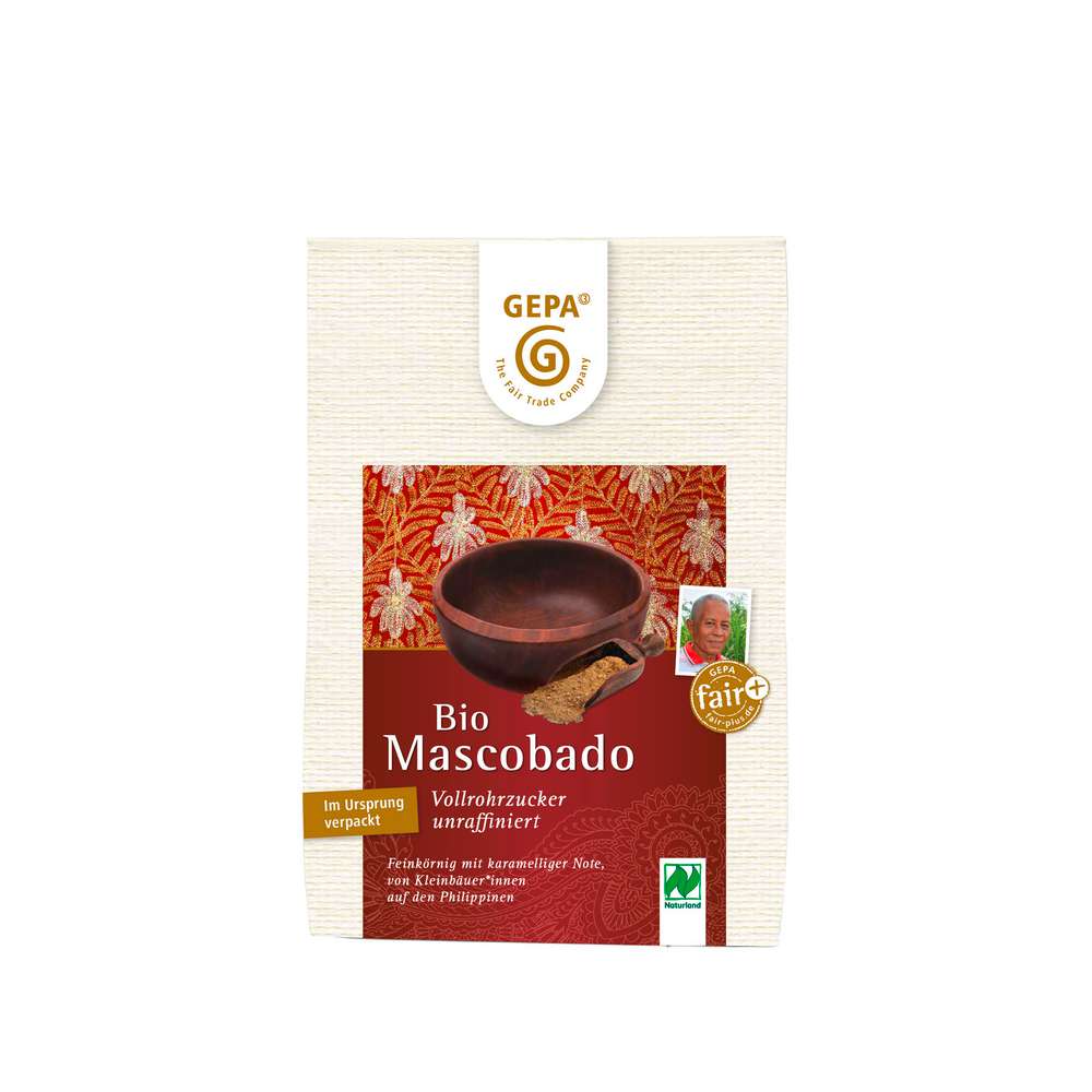 Produktabbildung Gepa Bio Mascobado, Vollrohrzucker unraffiniert