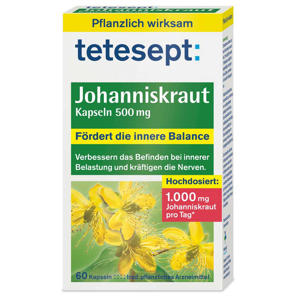 Produktabbildung tetesept Johanniskraut Kapseln