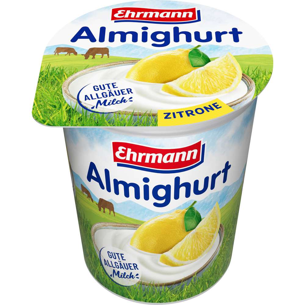 Produktabbildung Ehrmann Fruchtjoghurt Almighurt, Zitrone