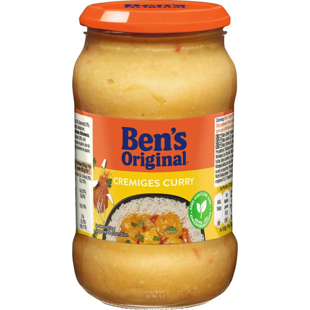 Produktabbildung BEN'S ORIGINAL Soße Cremiges Curry