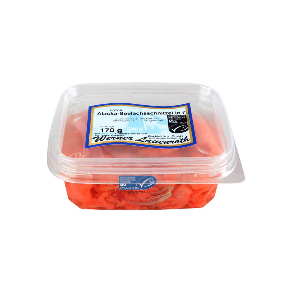 Produktabbildung Werner Lauenroth Seelachsschnitzel in Öl